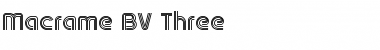 Download Macrame BV Three Font Download Macrame BV Three Font