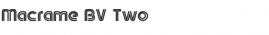 Download Macrame BV Two Font Download Macrame BV Two Font