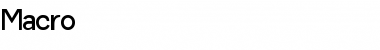Download Macro Font Download Macro Font
