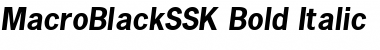 Download MacroBlackSSK Font Download MacroBlackSSK Font