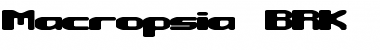 Download Macropsia (BRK) Font Download Macropsia (BRK) Font