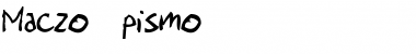 Download Maczo - pismo Font Download Maczo - pismo Font