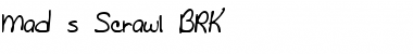 Download Mad's Scrawl BRK Font Download Mad's Scrawl BRK Font