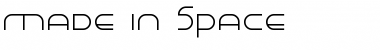 Download Made in Space Font Download Made in Space Font