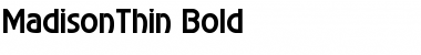 Download MadisonThin Font Download MadisonThin Font