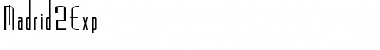 Download Madrid2Exp Font Download Madrid2Exp Font