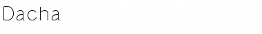 Download Dacha Font Download Dacha Font