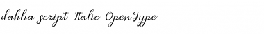 Download dahlia Script Font Download dahlia Script Font