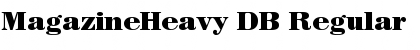 Download MagazineHeavy DB Font Download MagazineHeavy DB Font
