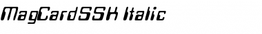 Download MagCardSSK Font Download MagCardSSK Font