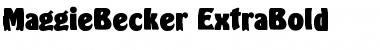 Download MaggieBecker-ExtraBold Font Download MaggieBecker-ExtraBold Font