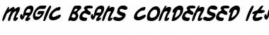 Download Magic Beans Condensed Italic Font Download Magic Beans Condensed Italic Font