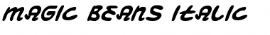 Download Magic Beans Italic Font Download Magic Beans Italic Font