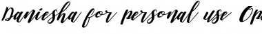 Download Daniesha Font Download Daniesha Font