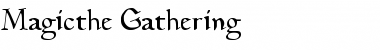 Download Magic:the Gathering Font Download Magic:the Gathering Font