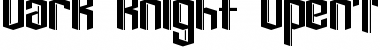 Download Dark Knight Font Download Dark Knight Font