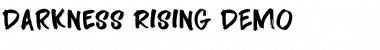 Download Darkness Rising DEMO Font Download Darkness Rising DEMO Font