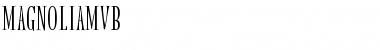 Download MagnoliaMVB Font Download MagnoliaMVB Font