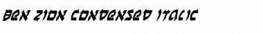Download Ben-Zion Condensed Italic Font Download Ben-Zion Condensed Italic Font