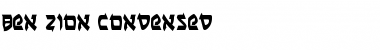 Download Ben-Zion Condensed Font Download Ben-Zion Condensed Font