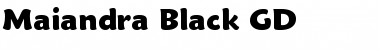 Download Maiandra Blk GD Font Download Maiandra Blk GD Font