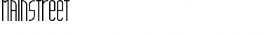 Download mainstreet Font Download mainstreet Font