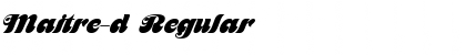 Download Maitre-d Font Download Maitre-d Font