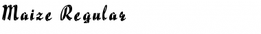 Download Maize Font Download Maize Font