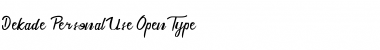 Download Dekade Font Download Dekade Font