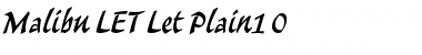 Download Malibu LET Font Download Malibu LET Font