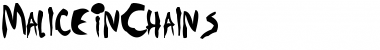 Download MaliceInChains Font Download MaliceInChains Font