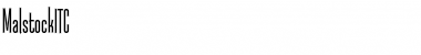 Download MalstockITC Font Download MalstockITC Font