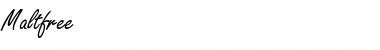 Download Maltfree Font Download Maltfree Font