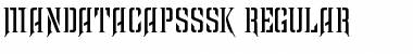 Download MandataCapsSSK Font Download MandataCapsSSK Font