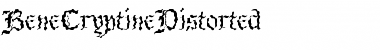 Download BeneCryptineDistorted Font Download BeneCryptineDistorted Font