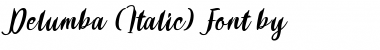 Download Delumba Font Download Delumba Font