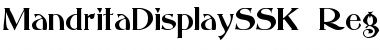 Download MandritaDisplaySSK Font Download MandritaDisplaySSK Font