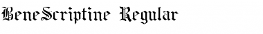 Download BeneScriptine Font Download BeneScriptine Font