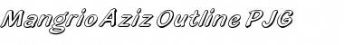 Download Mangrio-Aziz-Outline-PJG Font Download Mangrio-Aziz-Outline-PJG Font