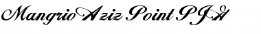 Download Mangrio-Aziz_Point-PJG Font Download Mangrio-Aziz_Point-PJG Font