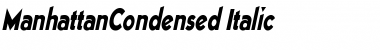 Download ManhattanCondensed Font Download ManhattanCondensed Font