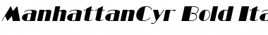 Download ManhattanCyr Font Download ManhattanCyr Font