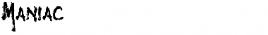 Download Maniac Font Download Maniac Font