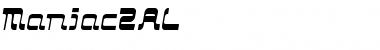 Download Maniac2AL Font Download Maniac2AL Font