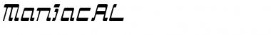 Download ManiacAL Font Download ManiacAL Font