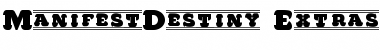 Download ManifestDestiny Extras Font Download ManifestDestiny Extras Font