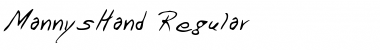 Download MannysHand Font Download MannysHand Font