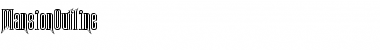 Download MansionOutline Font Download MansionOutline Font
