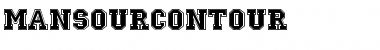 Download MansourContour Font Download MansourContour Font