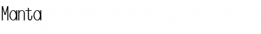 Download Manta Font Download Manta Font